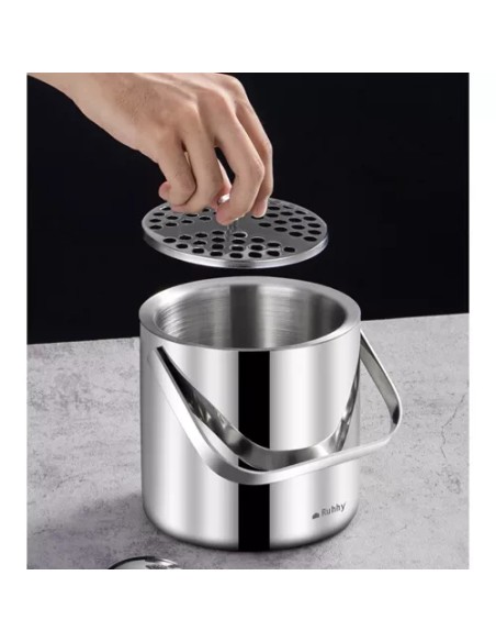 Ledo kibiras - žnyplės + šaukštas Ruhhy 21159