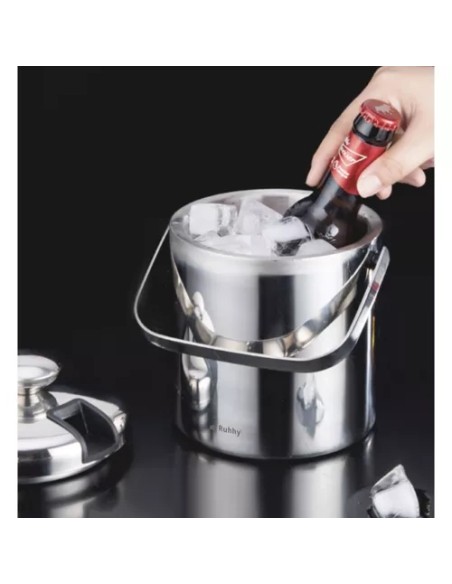 Ledo kibiras - žnyplės + šaukštas Ruhhy 21159