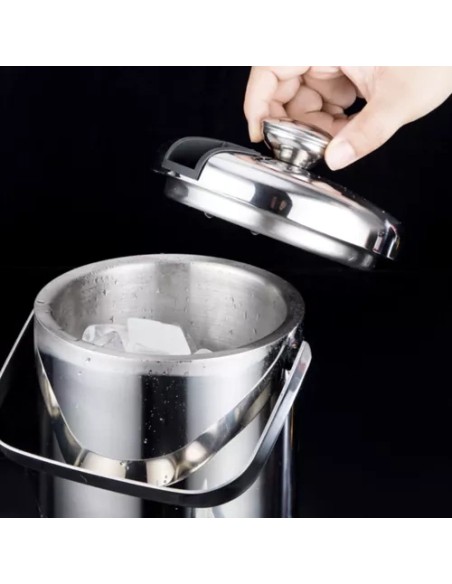 Ledo kibiras - žnyplės + šaukštas Ruhhy 21159