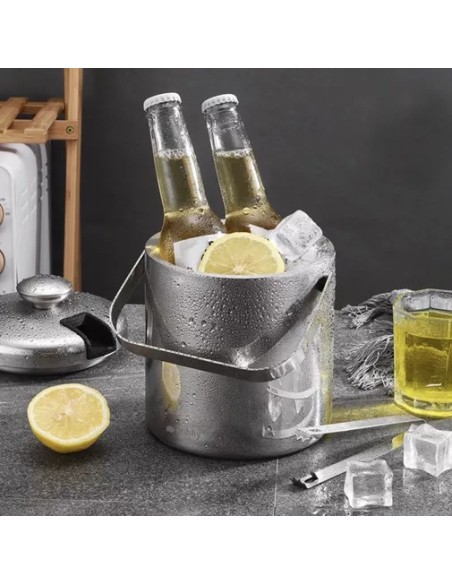 Ledo kibiras - žnyplės + šaukštas Ruhhy 21159