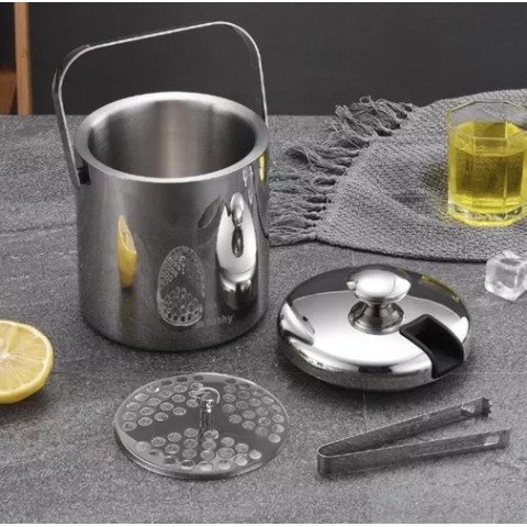 Ledo kibiras - žnyplės + šaukštas Ruhhy 21159