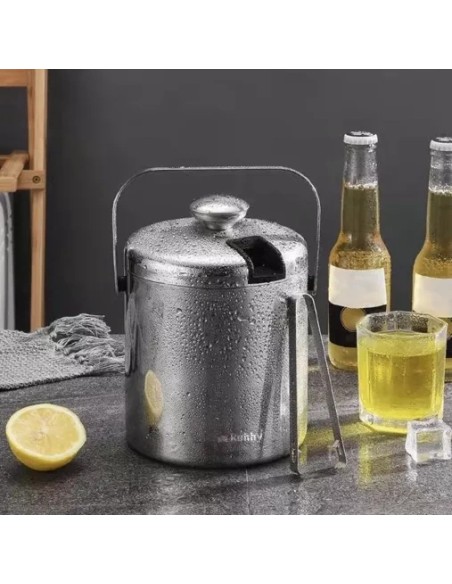 Ledo kibiras - žnyplės + šaukštas Ruhhy 21159