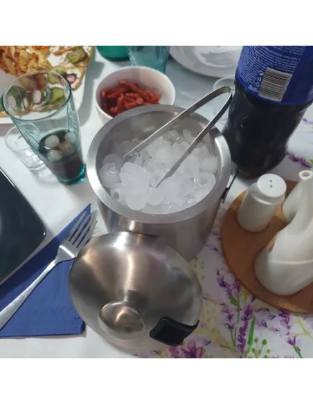 Ledo kibiras - žnyplės + šaukštas Ruhhy 21159