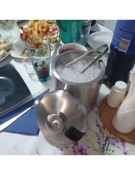 Ledo kibiras - žnyplės + šaukštas Ruhhy 21159