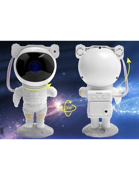 Izoxis 21857 astronautas LED žvaigždžių projektorius
