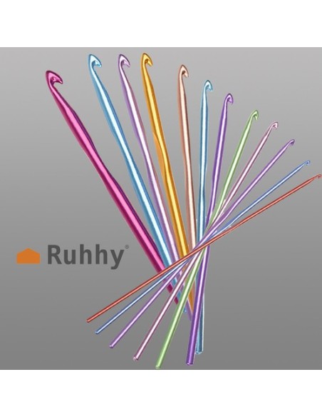 12 vnt nėrimo kabliukų rinkinys.