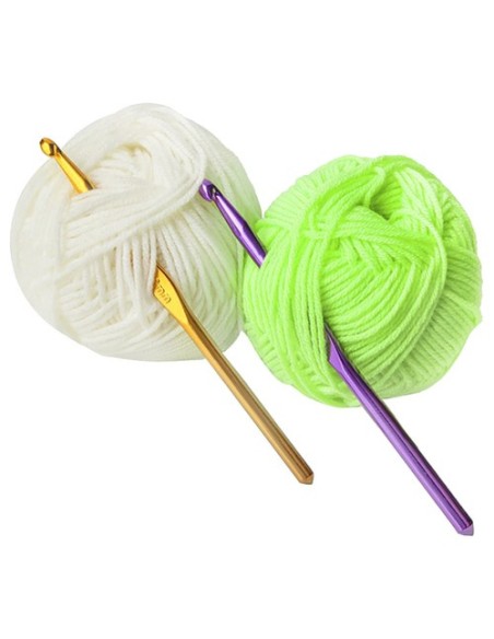 12 vnt nėrimo kabliukų rinkinys.