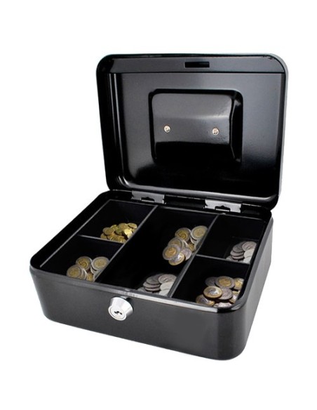 Juoda pinigų dėžutė