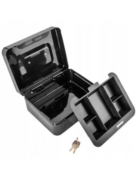 Juoda pinigų dėžutė