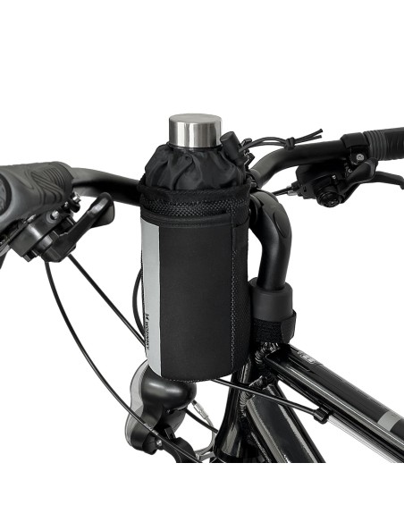 Terminio vandens buteliuko maišelis dviračiui ar paspirtukui 1 l juodas