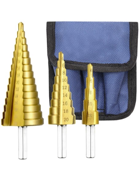 Kūginių grąžtų rinkinys - 3 vnt.