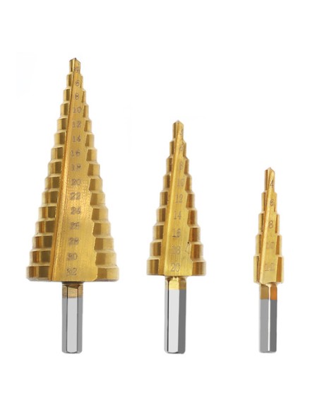 Kūginių grąžtų rinkinys - 3 vnt.