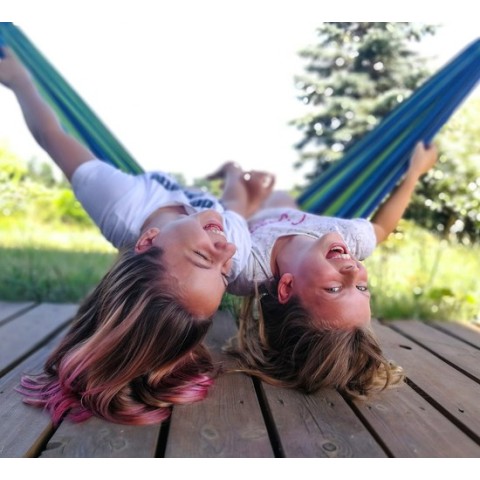 Hamakas be strypo Iso Trade daugiaspalvis 150 kg 240 x 150