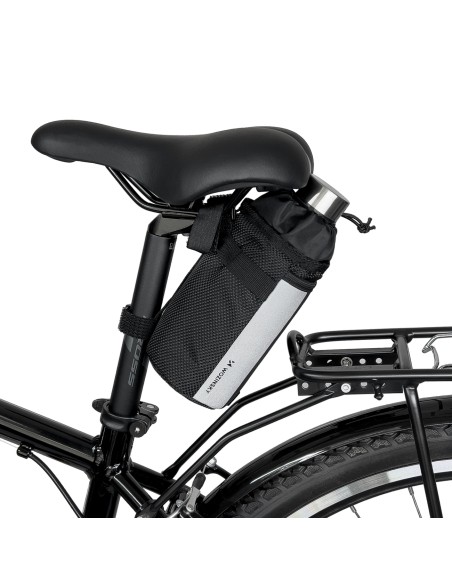 Terminio vandens buteliuko maišelis dviračiui ar paspirtukui 1 l juodas