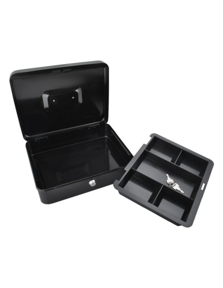 Didelė juoda pinigų dėžutė