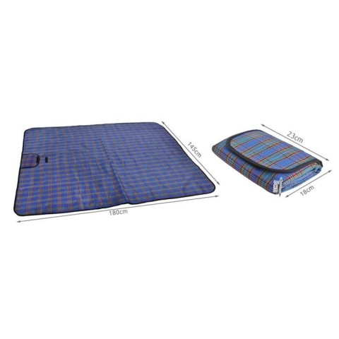 Pikniko kilimėlis 145x180 basic - mėlynas