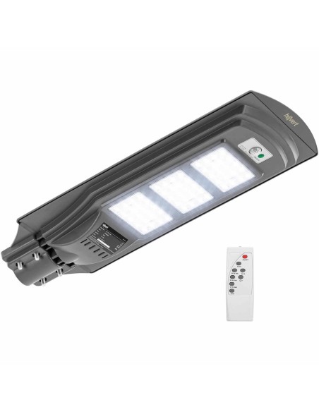 Saulės gatvių šviestuvas su judesio ir prieblandos jutikliu 60 x LED 300 W PILOT Saulės gatvių šviestuvas su judesio ir prieblandos jutikliu 60 x LED 300 W PILOT
