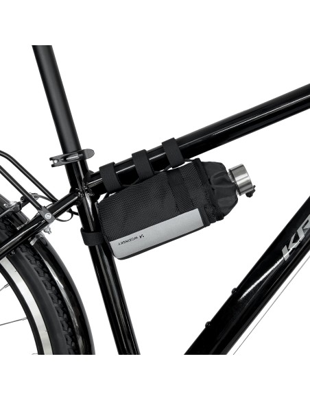 Terminio vandens buteliuko maišelis dviračiui ar paspirtukui 1 l juodas