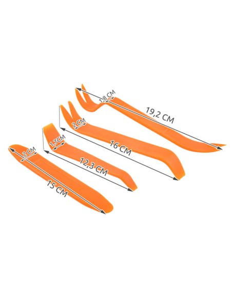 Apmušalų nuėmikliai - rinkinyje 4 vnt.