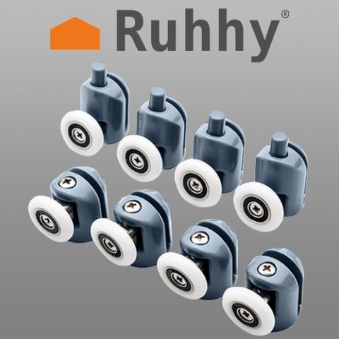 Dušo kabinos žiedas - rinkinyje 8 vnt