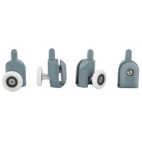 Dušo kabinos žiedas - rinkinyje 8 vnt