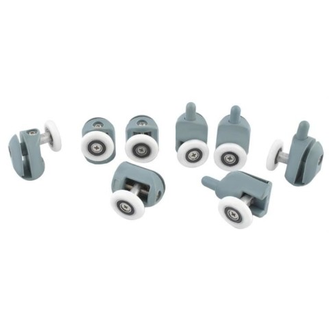 Dušo kabinos žiedas - rinkinyje 8 vnt