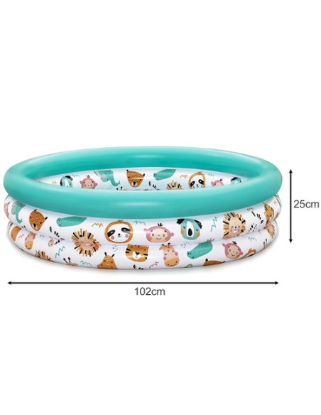 Pripučiamas baseinas 102x25 cm - BESTWAY 51008