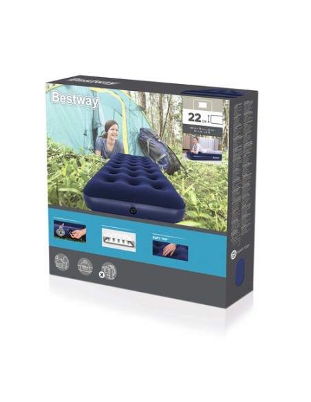 Viengulis čiužinys 185x76x22cm - BESTWAY 67000