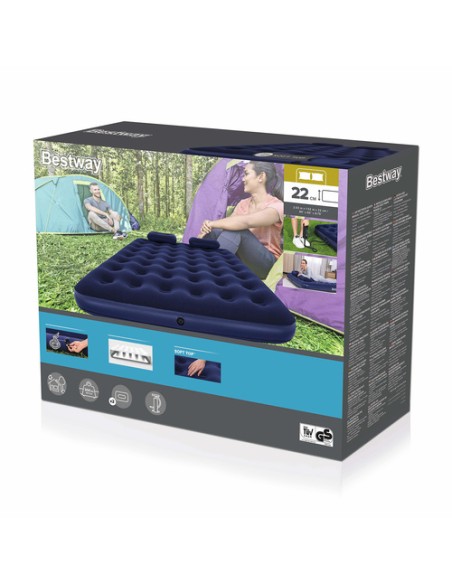 Dvigubas čiužinys su pompa - BESTWAY 67374