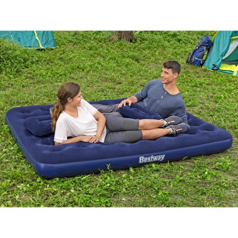 Dvigubas čiužinys su pompa - BESTWAY 67374