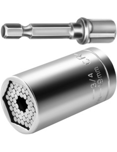 Universalus lizdas - veržliaraktis 7-19mm