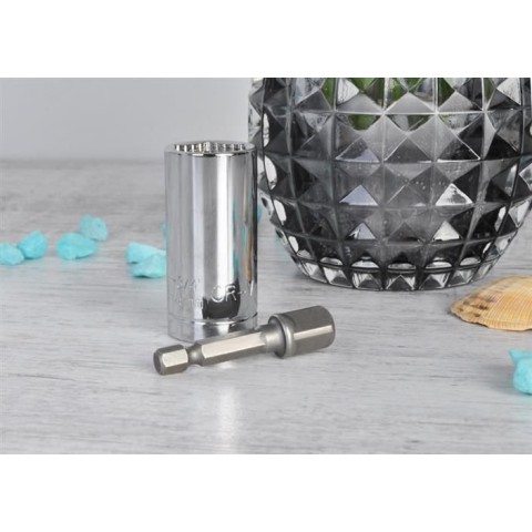 Universalus lizdas - veržliaraktis 7-19mm