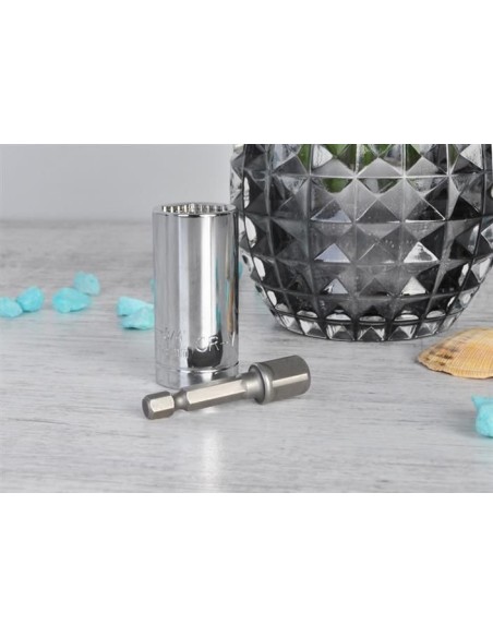 Universalus lizdas - veržliaraktis 7-19mm