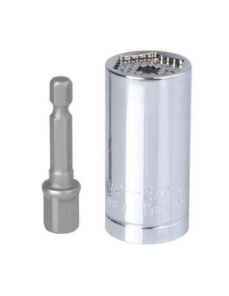 Universalus lizdas - veržliaraktis 7-19mm