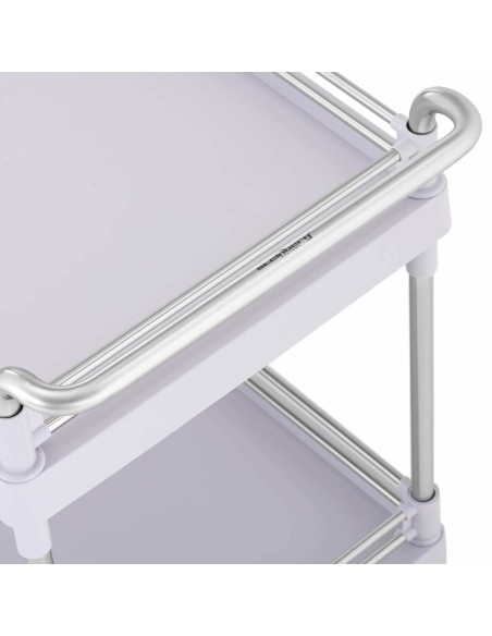 Kosmetikos procedūrų laboratorinis vežimėlis 2 lentynos 1 stalčius 82 x 52 x 91 cm 20 kg Kosmetikos procedūrų laboratorinis vežimėlis 2 lentynos 1 stalčius 82 x 52 x 91 cm 20 kg