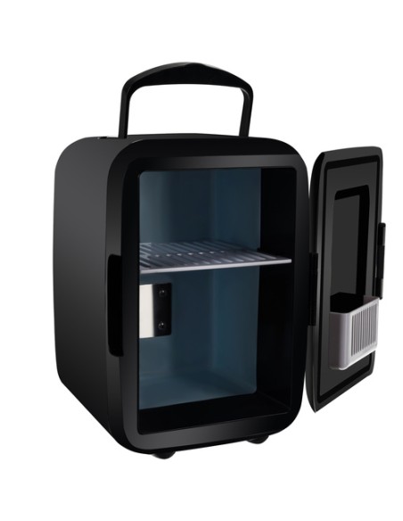 4L kelioninis šaldytuvas - juodas