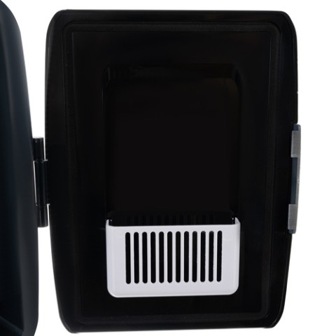 4L kelioninis šaldytuvas - juodas