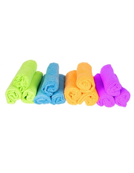 Mikropluošto šluostės - rinkinyje 12 vnt.