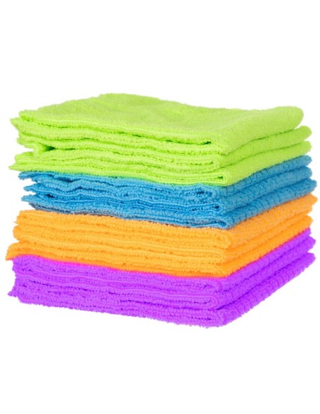 Mikropluošto šluostės - rinkinyje 12 vnt.