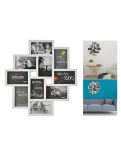 10 nuotraukų rėmelis – baltas