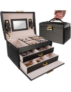 Papuošalų dėžutė/ dėklas - juodas