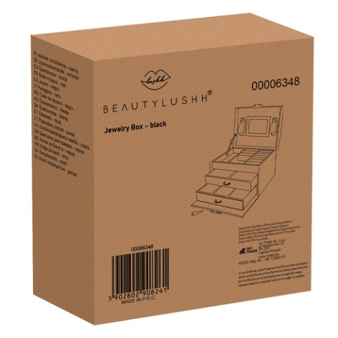 Papuošalų dėžutė/ dėklas - juodas