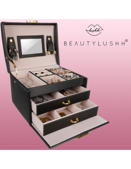 Papuošalų dėžutė/ dėklas - juodas