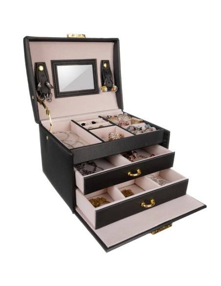 Papuošalų dėžutė/ dėklas - juodas