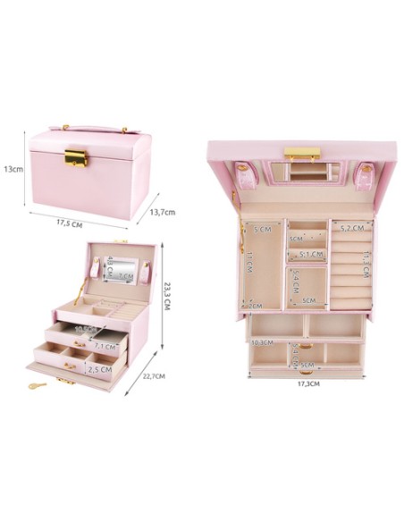 Papuošalų dėžutė/ dėklas - rožinė