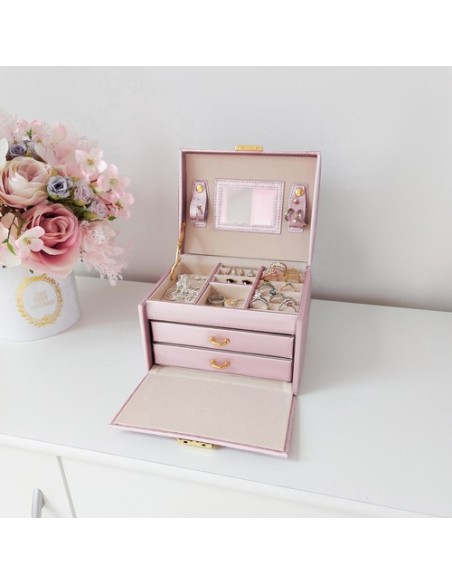 Papuošalų dėžutė/ dėklas - rožinė