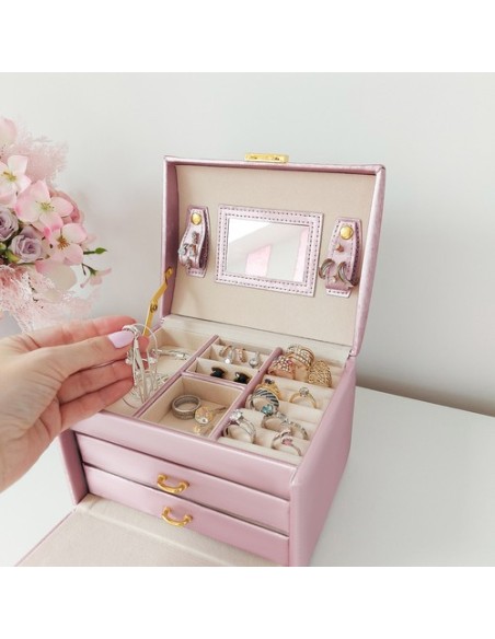 Papuošalų dėžutė/ dėklas - rožinė