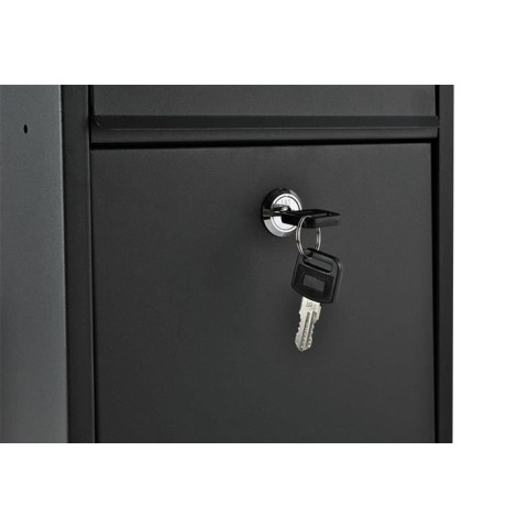 S6237 pašto dėžutė - juoda