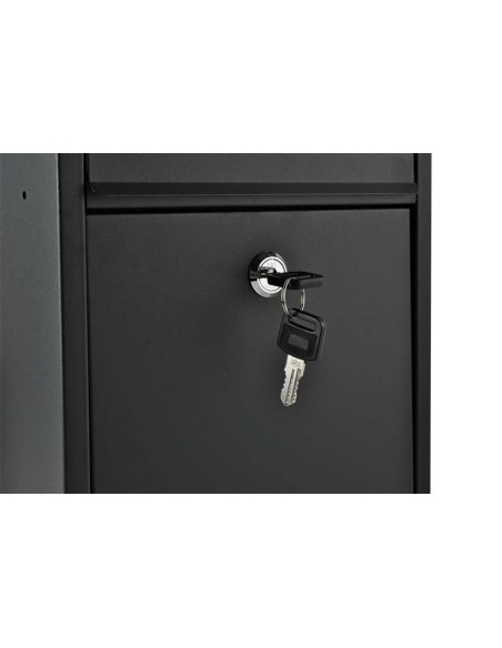 S6237 pašto dėžutė - juoda