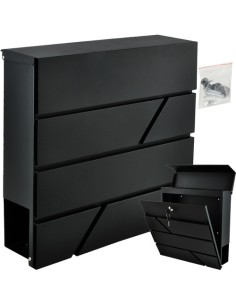 Pašto dėžutė S6238 – antracitinė